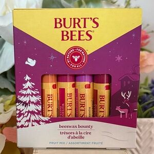 🆕🍉 BURT’S BEES LIMITED EDITION “BEESWAX BOUNTY” LIP BALM FRUIT MIX COLLECTION.